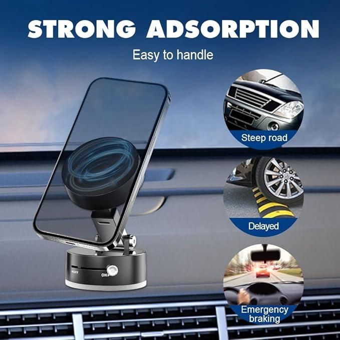 360 Vacuum Magnetic Phone Holder Hands Free