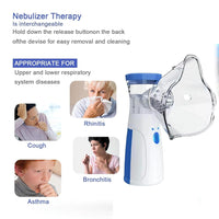 Portable Mesh Nebulizer Rechargeable Machine