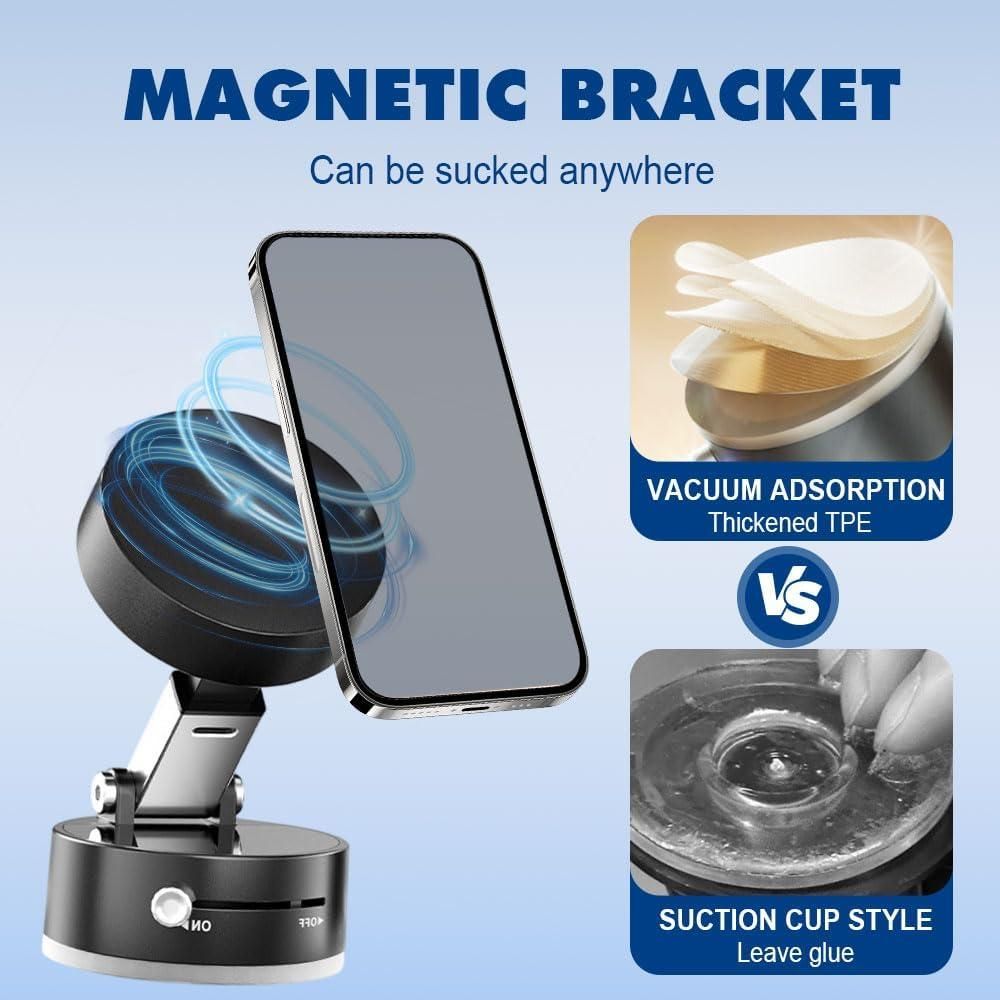 360 Vacuum Magnetic Phone Holder Hands Free