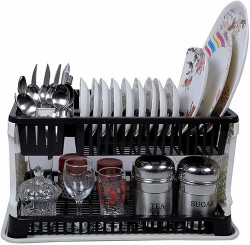 Dish Drainer Kitchen Rack Plastic