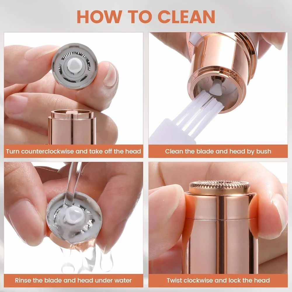 Facial Hair Remover Machine For Women, USB RECHARGEABLE Epilator Machine for Women