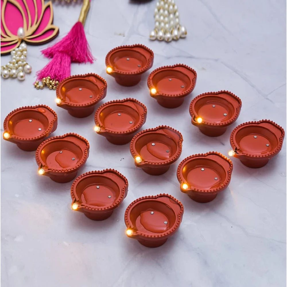 Plastic Diwali Water Sensor Diya